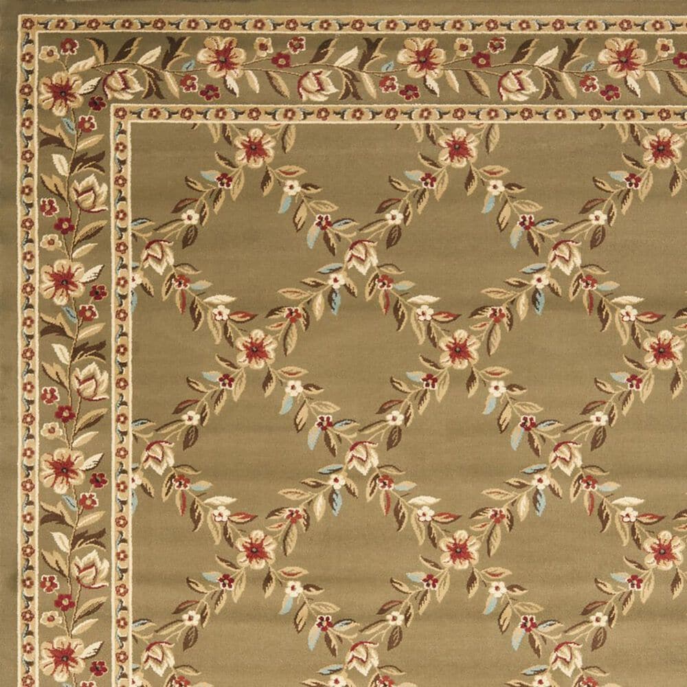 Safavieh Lyndhurst LNH557 5&#39;3&quot; x 7&#39;6&quot; Green Area Rug, , large