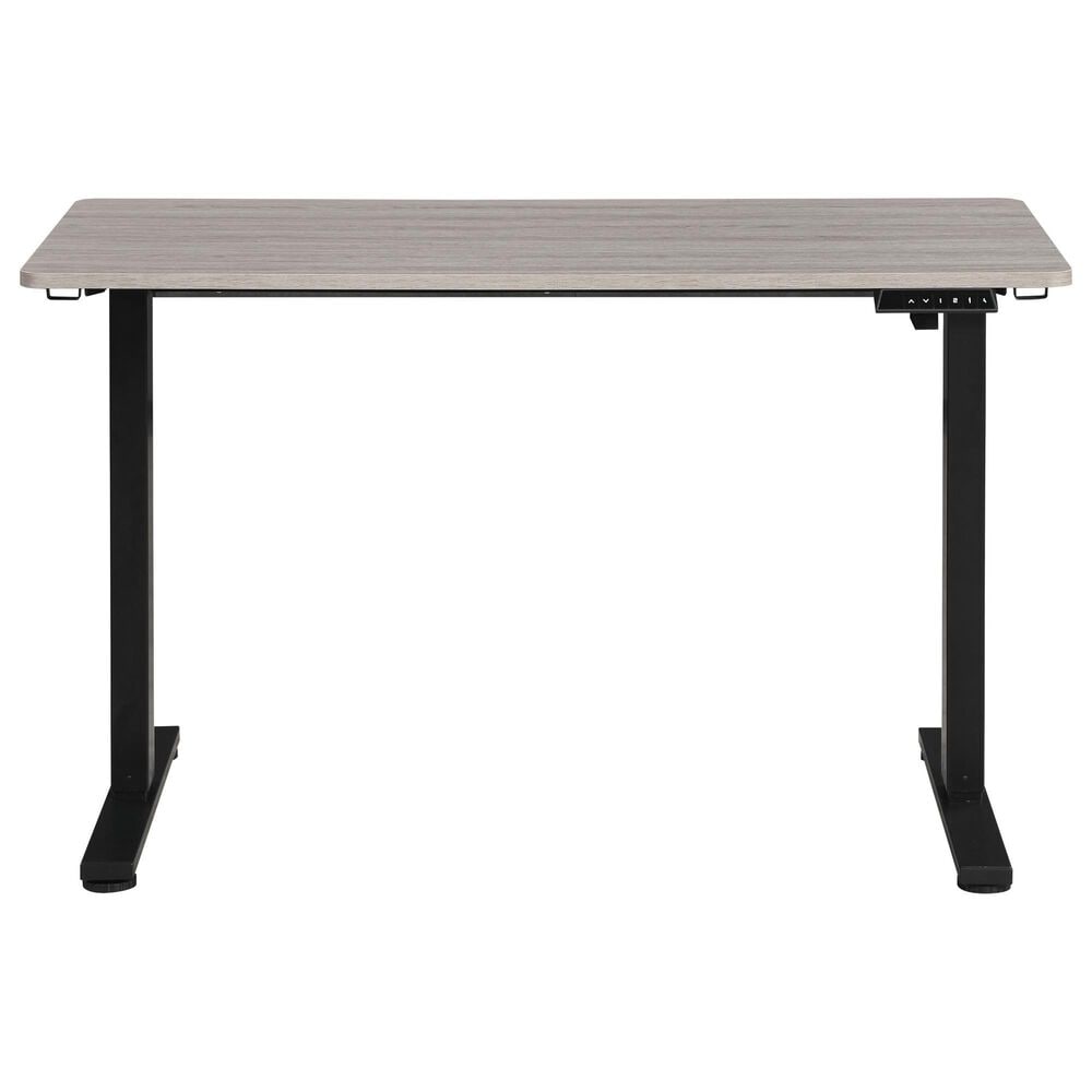 OSP Home Primo 48&quot; Electric Sit and Stand Desk in Black and Light Gray, , large