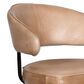 Home Trends & Design Essex Dinning Arm Chair in Top Grain Leather Antique Ivory, , large