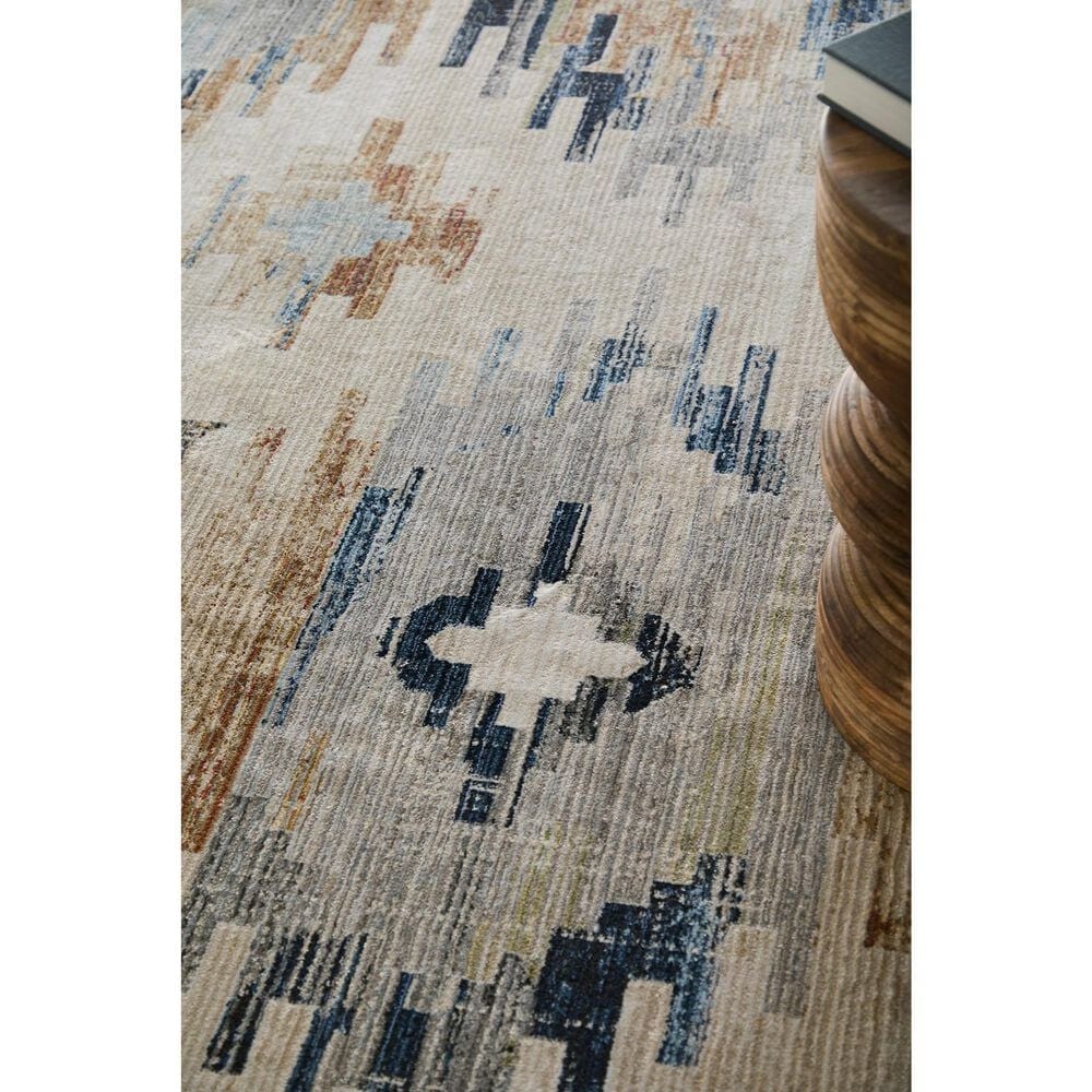 Feizy Melrose Multi 5' x 7'6" Area Rug, , large