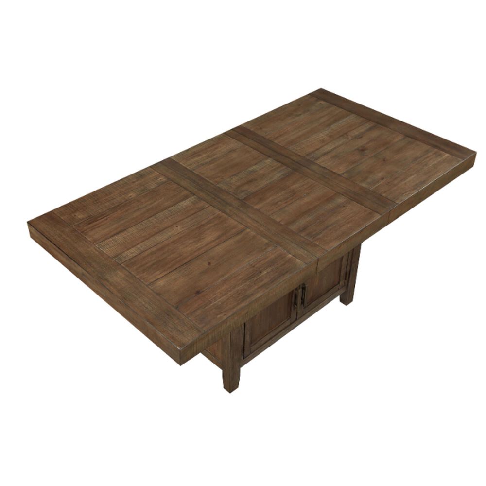 Steve Silver Garland 1-Leaf Dining Table in Toffee - Table Only, , large
