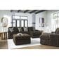 Ashley Midnight-Madness Oversized Accent Ottoman in Chocolate, , large