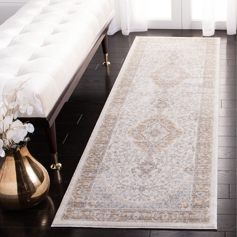 Safavieh Isabella ISA919B 2&#39;2&quot; x 7&#39; Cream and Beige Runner, , large