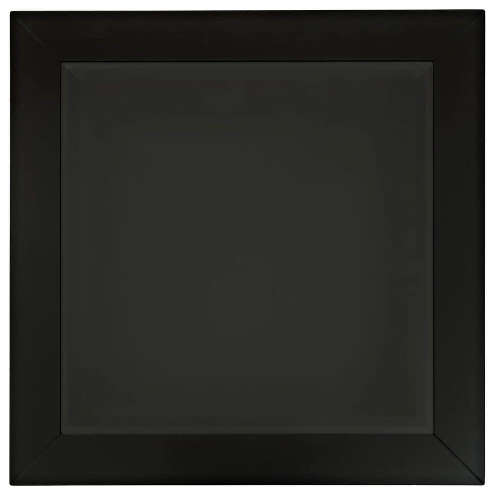 Waltham Urban Icon Square End Table in Polished Black, , large