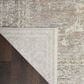 Nourison Starry Nights STN03 10" x 13" Silver and Cream Area Rug, , large