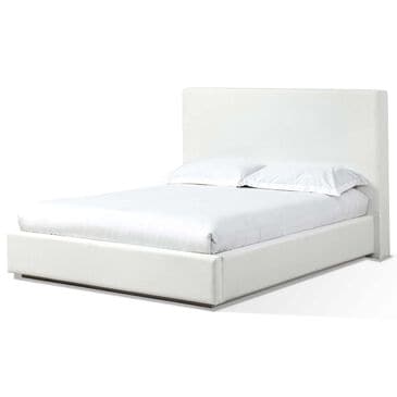 Urban Home One Pearl Queen Upholstered Panel Bed in Pearl, , large
