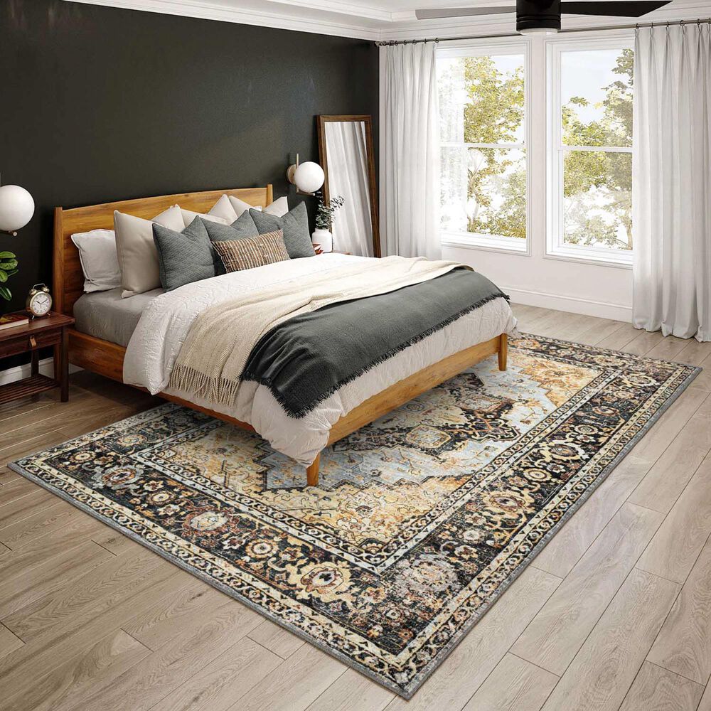 Dalyn Rug Company Jericho 3&#39; x 5&#39; Pewter Indoor/Outdoor Area Rug, , large