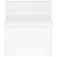 Pacific Landing Danbury 3-Drawer Makeup Vanity Set in White High Gloss, , large