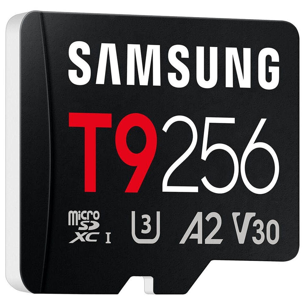 Samsung 256GB T9 UHS-I microSDXC Memory Card in Black, , large