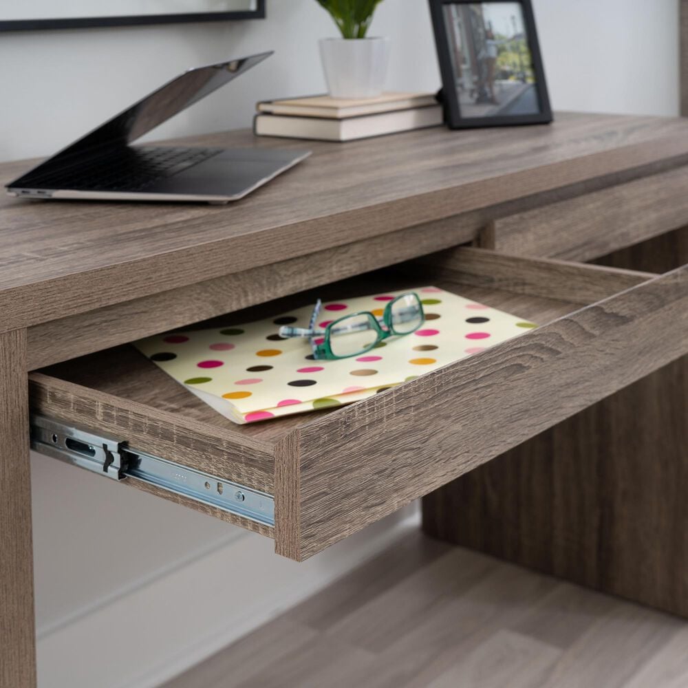 Linon Home Decor Tracey 2-Drawer Parson Desk in Grey Wash, , large