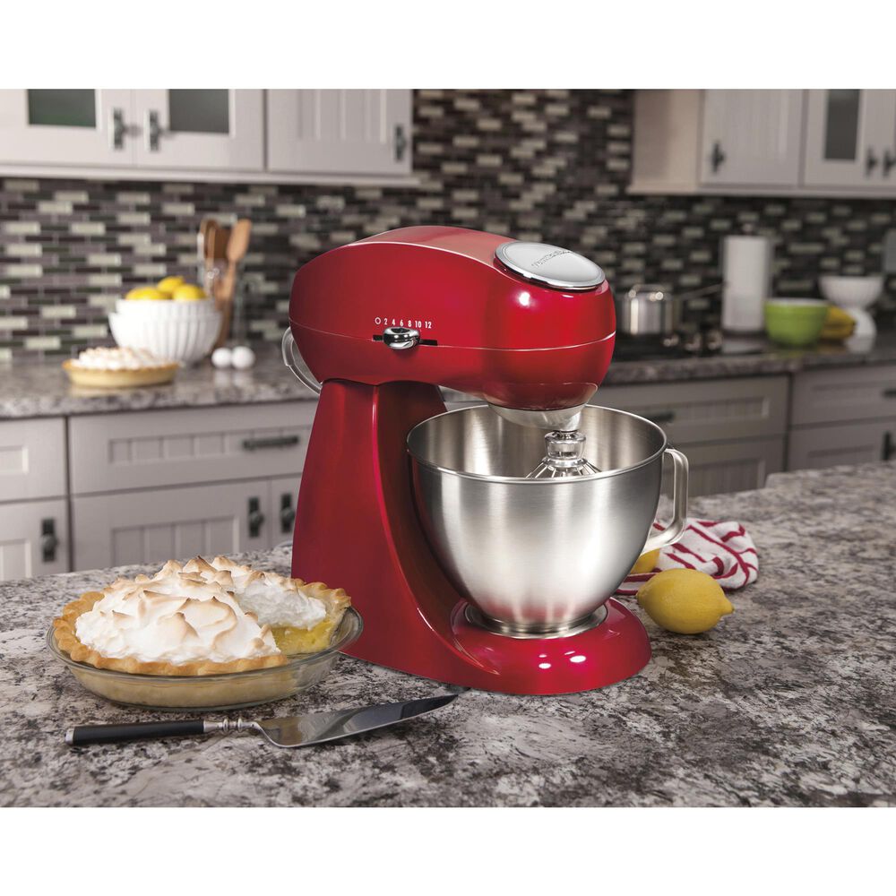 Hamilton Beach Electrics 4.5-Quart All-Metal Stand Mixer in 