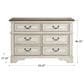 Ashley Realyn Youth Dresser in Chipped White, , large