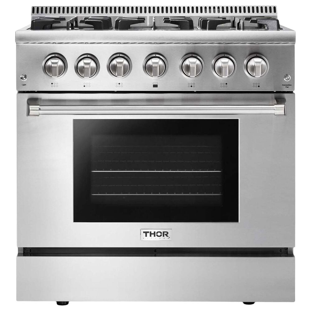 Thor Kitchen 5.2 Cu. Ft. Freestanding Liquid Propane Range in Stainless Steel, , large