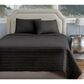 Rizzy Home Urban Mesh 106" x 92" Quilt in Black, , large