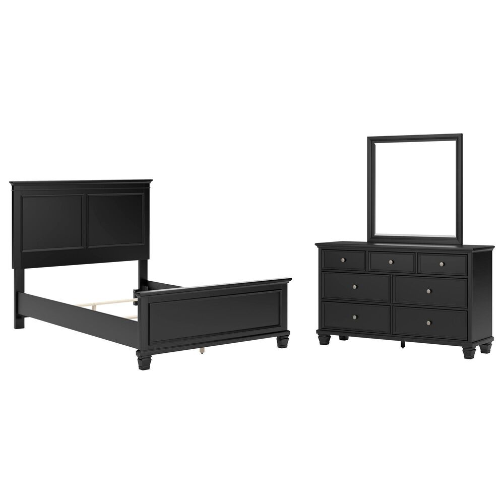 Ashley Lanolee 3-Piece Full Bedroom Set in Black, , large