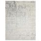 Nourison Silk Shadows 5"6" x 7"5" Sterling Area Rug, , large