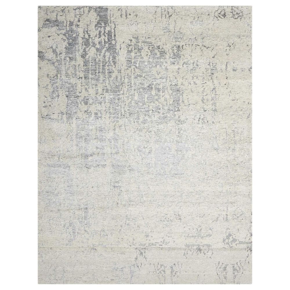 Nourison Silk Shadows 5"6" x 7"5" Sterling Area Rug, , large