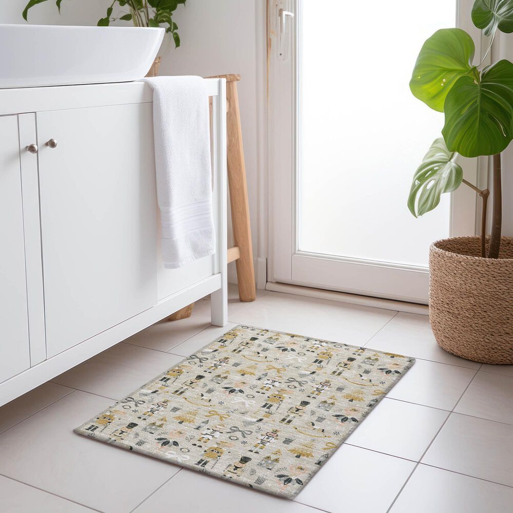 Dalyn Rug Company Wonderland WN35 Beige 1&#39;8&quot; x 2&#39;6&quot; Area Rug, , large