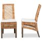 Baxton Studio Argos Side Chair in Natural Brown (Set of 2), , large