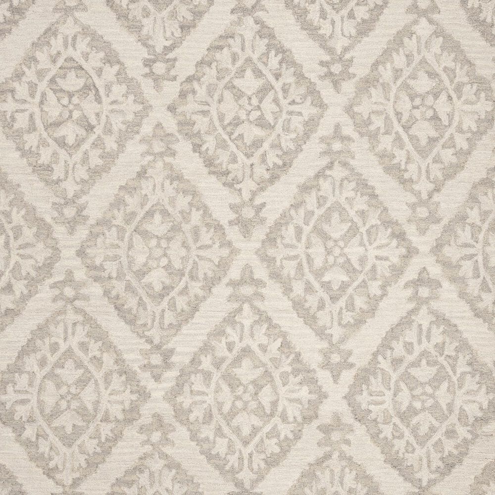 Safavieh Micro-Loop Geometric 5&#39; x 8&#39; Light Grey Area Rug, , large
