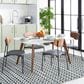 Safavieh Montauk Chevron 10" x 14" Ivory, Blue and Black Area Rug, , large