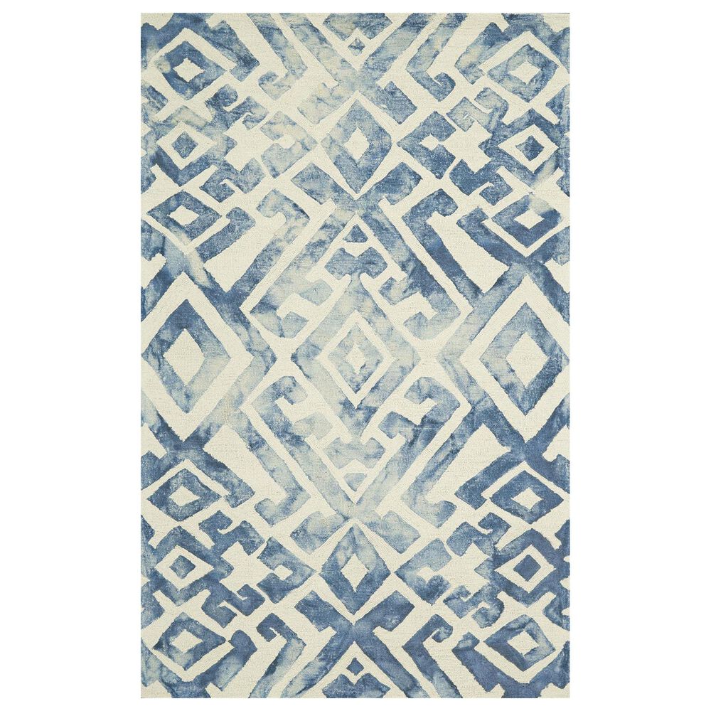 Feizy Rugs Lorrain 8570F 9"6" x 13"6" Midnight Blue Area Rug, , large