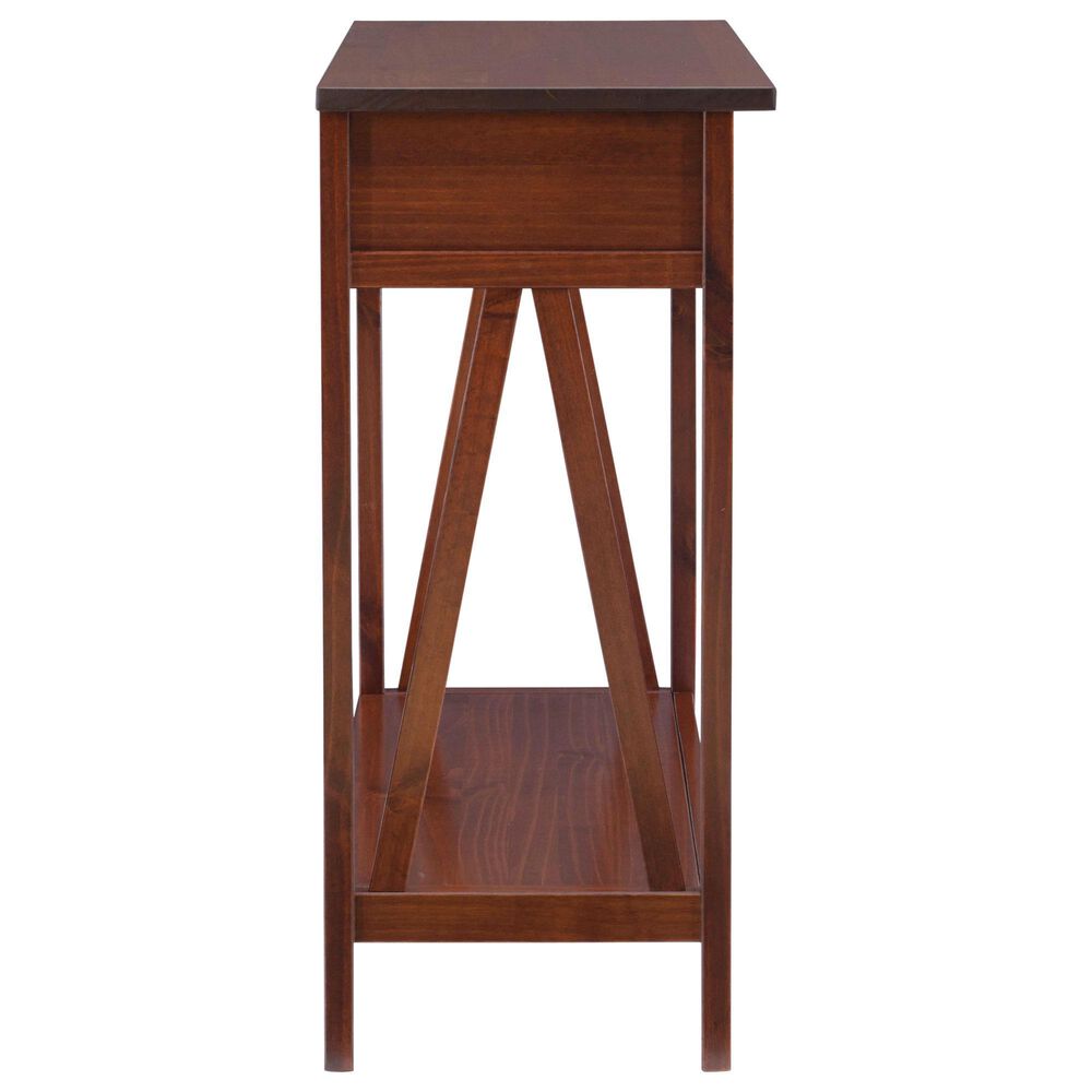 Linon Home Decor Trenton Console Table in Antique Tobacco, , large