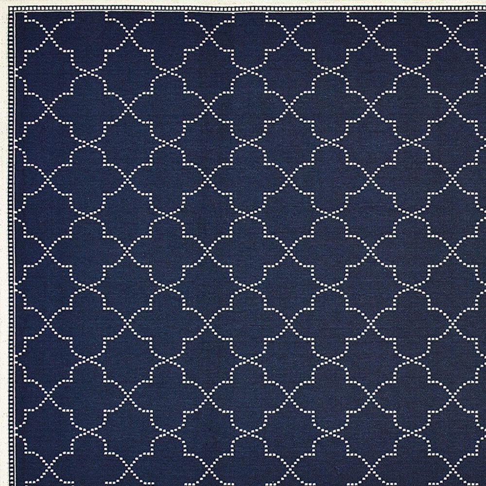 Oriental Weavers Marina 6025P 7&#39;10&quot; Round Navy and Ivory Area Rug, , large