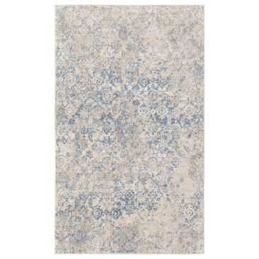 Feizy Rugs Camellia 4"3" x 6"3" Blue and Ivory Area Rug, , large