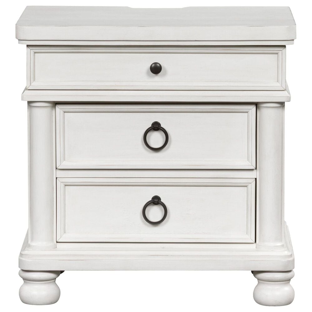 Ashley Rowlenstown 5-Piece Queen Poster Bedroom Set in Antique White, , large