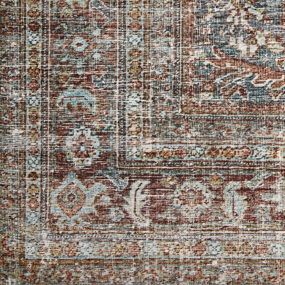 Chris Loves Julia x Loloi Jules 9&#39;6&quot; x 14&#39; Lagoon and Brick Area Rug, , large