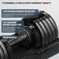 NordicTrack Select-A-Weight Adjustable Dumbbell in Black, , large