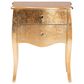 Baxton Studio Patrice 2-Drawer End Table in Gold, , large