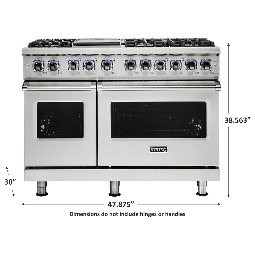 Viking Range 48&quot; Dual Fuel Range in White, , large