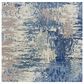 Surya Banshee 10" Square Blue, Ivory and Light Brown Area Rug, , large