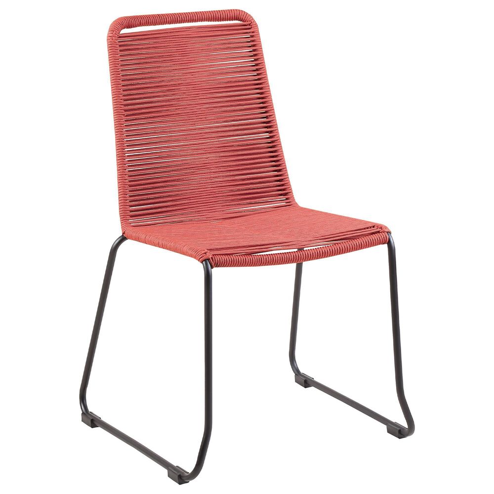 Blue River Koala and Shasta 5-Piece Patio Dining Set in Light Eucalyptus, Black and Brick Red, , large
