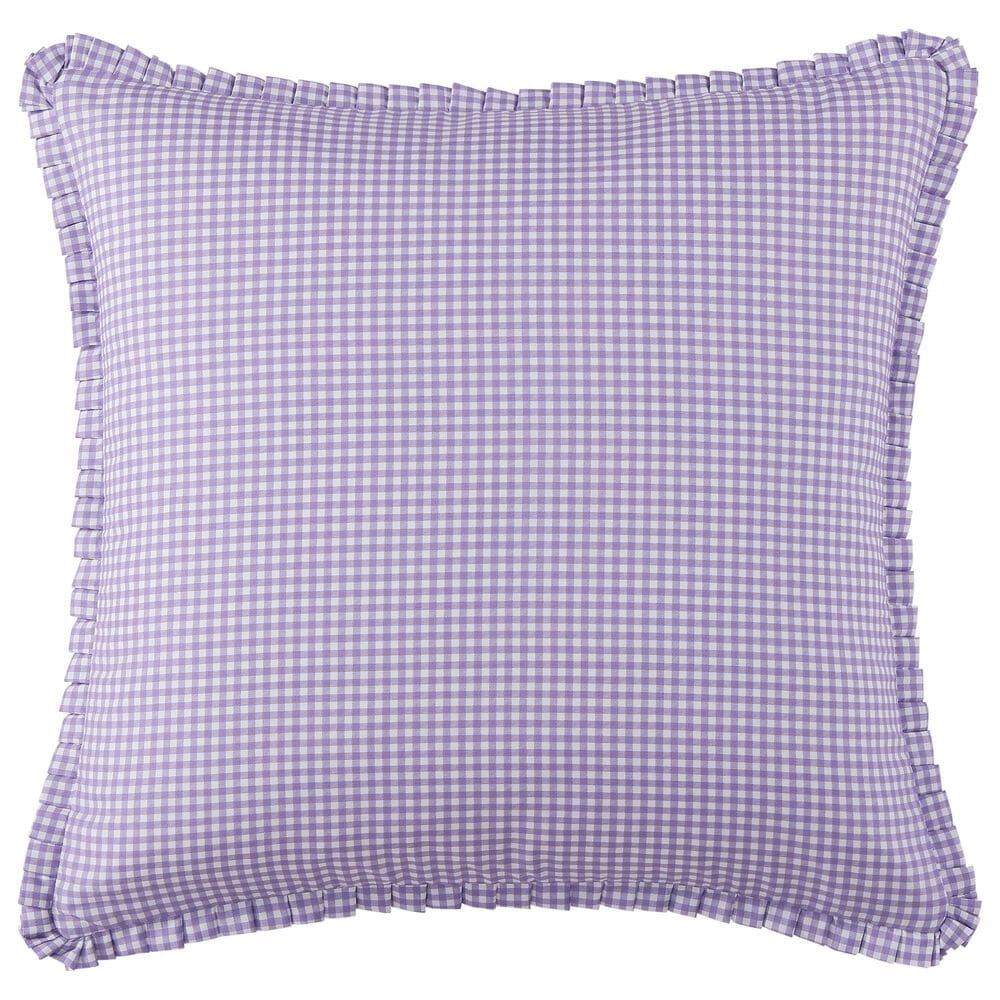 J. Queen New York Nola 26" Square Euro Pillow Sham in Lilac, , large