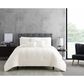 Hallmart Collectibles Kensington 6-Piece Queen Comforter Set in White, , large