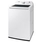 Samsung 4.4 Cu. Ft. Top Load Washer and 7.2 Cu. Ft. Electric Dryer Laundry Pair in White, , large