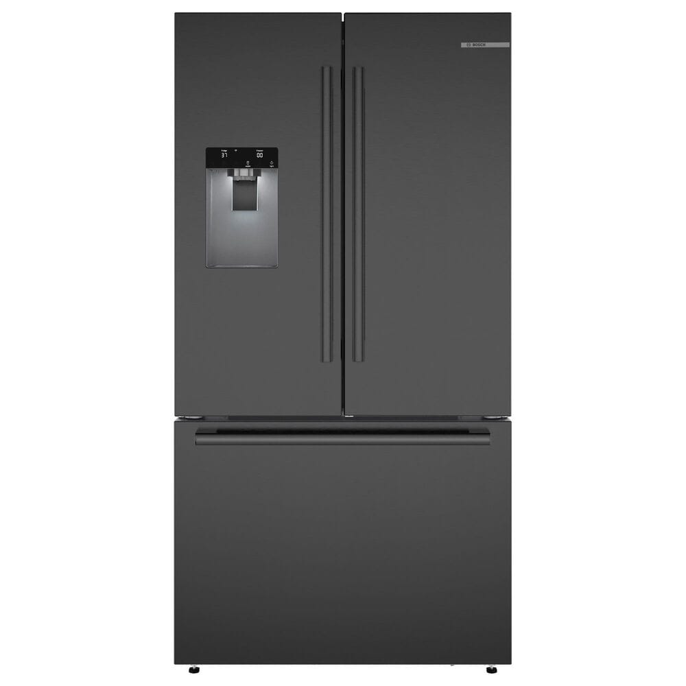 Bosch 26 Cu. Ft. 500 Series French Door Bottom Mount Refrigerator in Black Stainless Steel, , large
