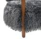 Furniture of America Lumir Long-Haired Accent Chair in Charcoal Gray, , large