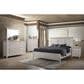Hawthorne Furniture San Mateo 3-Piece King Panel Bedroom Set in Rustic White, , large