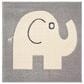 Safavieh Carousel CRK165 3" Square Grey and Ivory Kids  Area Rug, , large