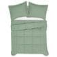 Pem America London Fog Garment Wash 3-Piece Full/Queen Comforter Set in Green, , large