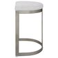 Uttermost Ivanna Counter Stool in Brushed Silver, , large