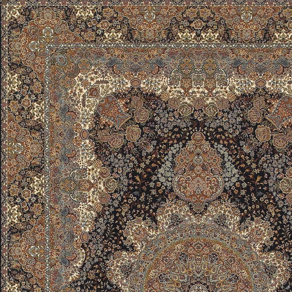 Oriental Weavers Masterpiece 5501K 2&#39;3&quot; x 10&#39; Black Runner, , large