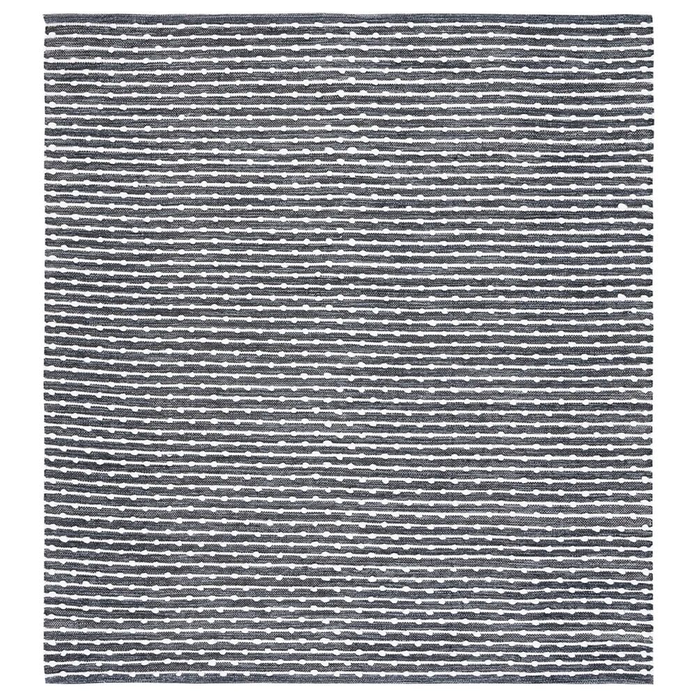 Safavieh Montauk MTK275F 6" Square Grey and Ivory Area Rug, , large