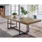 Ashley Tomtyn Dining Table in Light Brown and Gunmetal Gray - Table Only, , large
