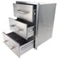 Coyote Outdoor 18" Three Drawer Cabinet in Stainless Steel, , large