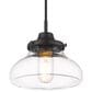 Golden Lighting Nash Small Pendant in Matte Black, , large